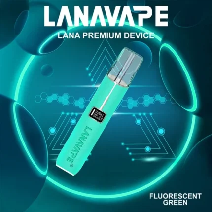 蒂芬妮藍│Lana皮革主機 新款拉納霧化煙桿 通用一代煙彈 #台灣正品#