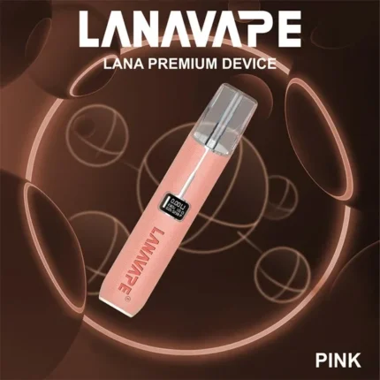 胭脂粉│lana智能電子煙機 皮革主機 LED顯示屏 可調功率 #台灣現貨#